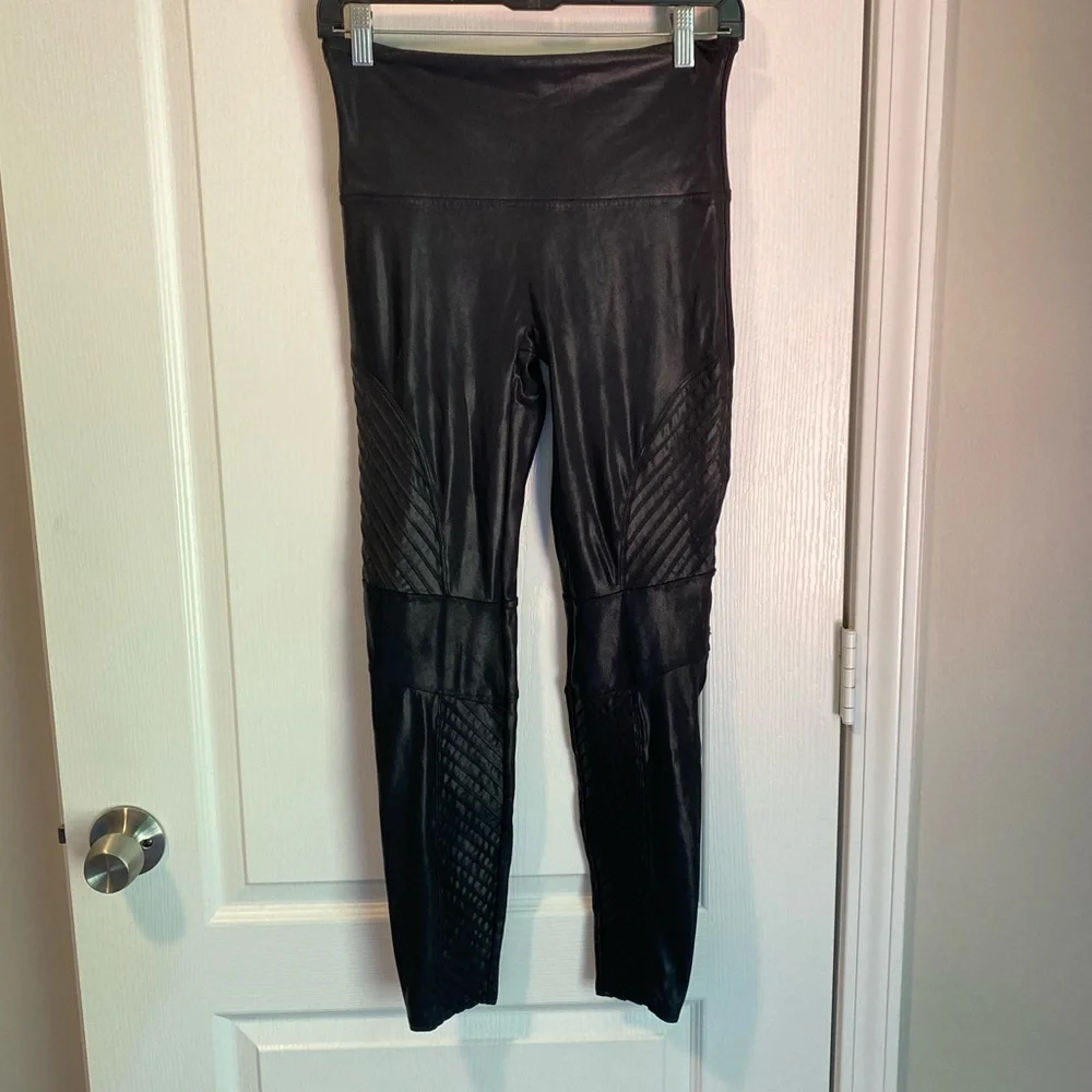 SPANX Moto Faux Leather‎ Leggings